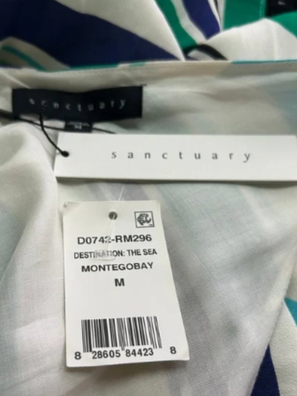 Sanctuary Montego Bay Striped Sleeveless Dress Size M - Picture 4 of 5